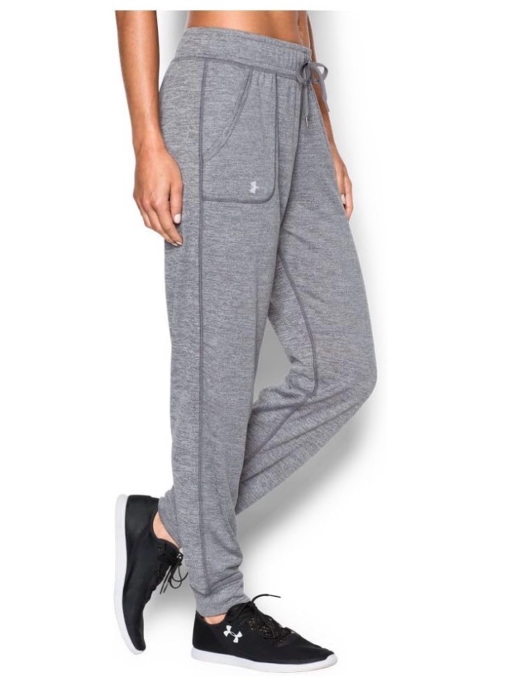 Under Armour Gray Women's Lightweight Knit Lounge Joggers